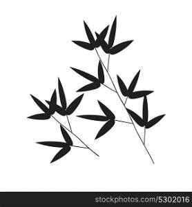 Stems and Bamboo Leaves Background. Vector Illustration. EPS10. Stems and Bamboo Leaves Background. Vector Illustration