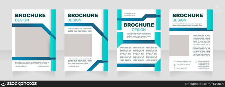 Steps in building construction process blank brochure design. Template set with copy space for text. Premade corporate reports collection. Editable 4 paper pages. Arial Black, Regular fonts used. Steps in building construction process blank brochure design