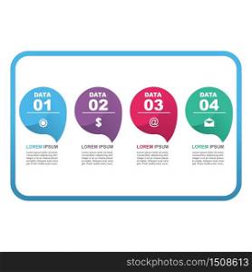 Steps Process Modern Marketing Business Infographic Banner Template