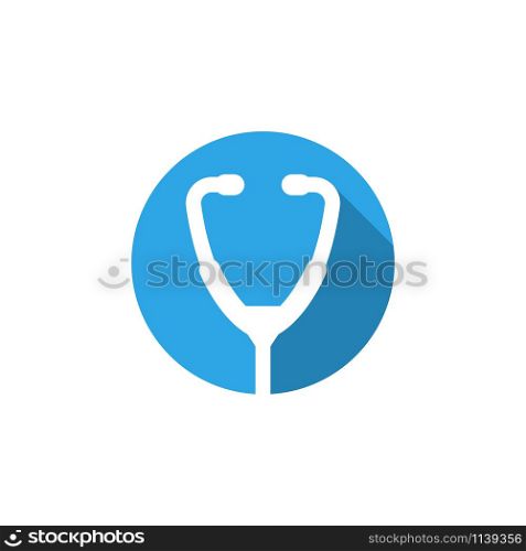 Stethoscope icon graphic design template vector isolated. Stethoscope icon graphic design template vector