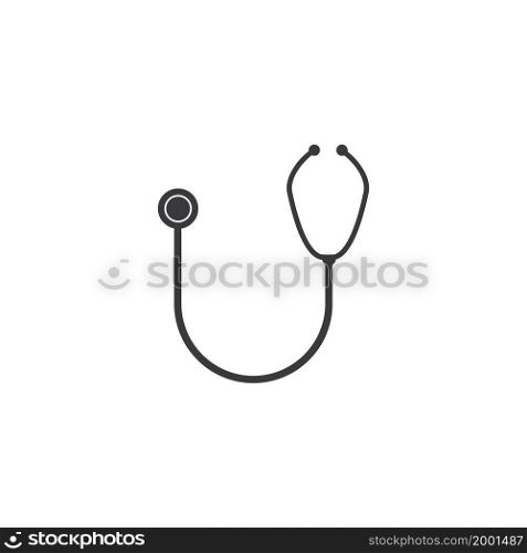 Stethoscope icon illustration vector flat design