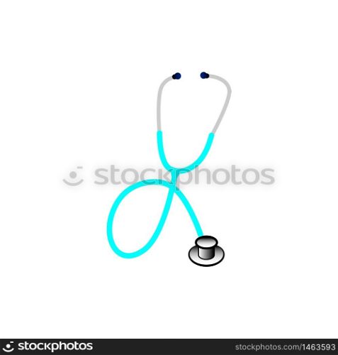 Stethoscope icon trendy flat design
