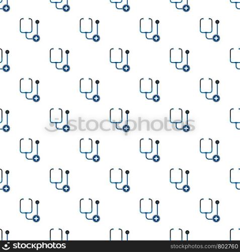 Stethoscope pattern seamless vector repeat for any web design. Stethoscope pattern seamless vector