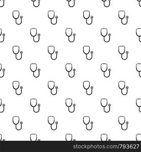 Stethoscope pattern seamless vector repeat geometric for any web design. Stethoscope pattern seamless vector