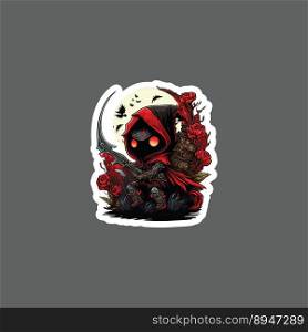 Sticker of Grim Reaper Nix