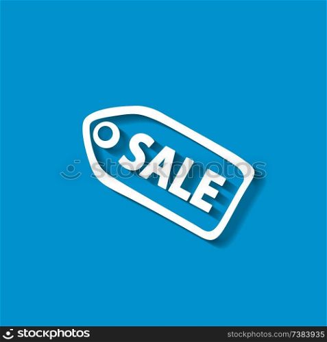 sticker sale vector illustration isolated