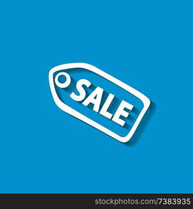 sticker sale vector illustration isolated