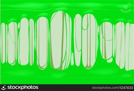 Sticky slime green template banner with copy space. Popular kids sensory toy vector illustration. Sticky slime green template banner with copy space. Popular kids sensory toy vector illustration. Cartoon liquid mucus isolated background. Abstract design element with detailed slime, isolated