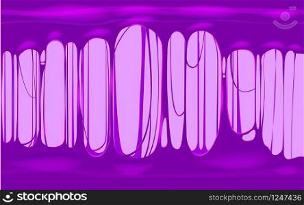 Sticky slime violet template banner with copy space. Popular kids sensory toy vector illustration. Sticky slime violet template banner with copy space. Popular kids sensory toy vector illustration. Cartoon liquid mucus isolated background. Abstract design element with detailed slime, isolated