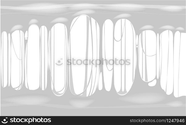 Sticky slime white template banner with copy space. Popular kids sensory toy vector illustration. Sticky slime white template banner with copy space. Popular kids sensory toy vector illustration. Cartoon liquid mucus isolated background. Abstract design element with detailed slime, isolated