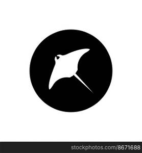 stingray icon vector illustration logo design