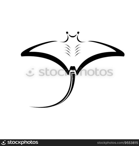 stingray icon vector illustration symbol design