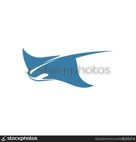 Stingray logo icon design illustration vector