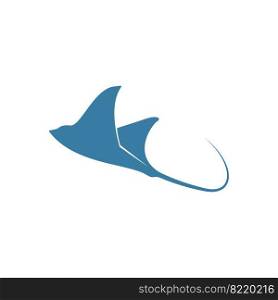 Stingray logo icon design illustration vector