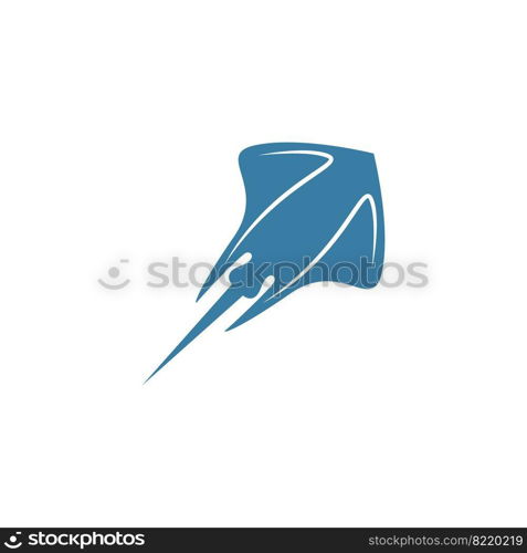 Stingray logo icon design illustration vector