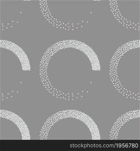 Stipple seamless pattern in retro style on grey background. Vector stipple texture can be used for fabric design. EPS 10.. Stipple seamless pattern in retro style on grey background. Vector stipple texture can be used for fabric design.