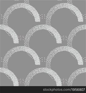 Stipple seamless pattern in retro style on grey background. Vector stipple texture can be used for fabric design. EPS 10.. Stipple seamless pattern in retro style on grey background. Vector stipple texture can be used for fabric design.