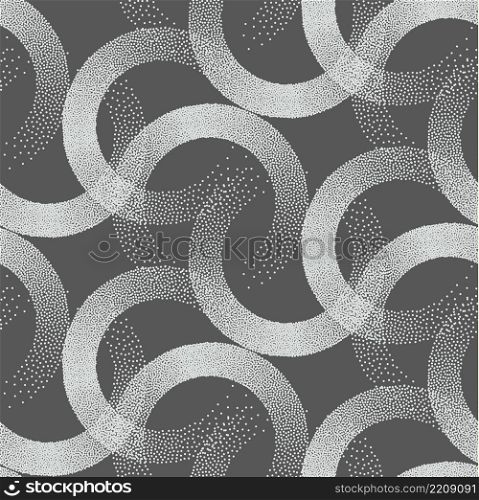 Stipple seamless pattern in retro style on grey background. Vector stipple texture can be used for fabric design.. Stipple seamless pattern in retro style on grey background. Vector stipple texture can be used for fabric design. EPS 10.