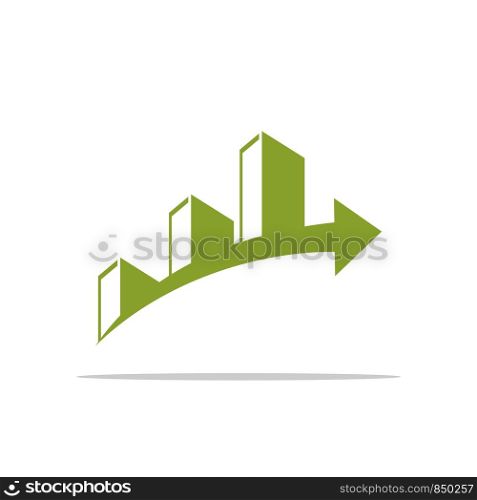 Stock Exchange Finance Logo Template Illustration Design. Vector EPS 10.