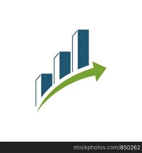 Stock Exchange Finance Logo Template Illustration Design. Vector EPS 10.