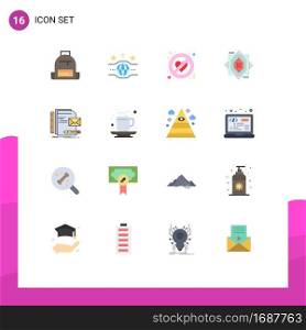 Stock Vector Icon Pack of 16 Line Signs and Symbols for company, design, sport, forming, forbidden Editable Pack of Creative Vector Design Elements