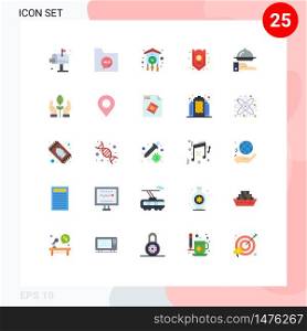 Stock Vector Icon Pack of 25 Line Signs and Symbols for funds, account, help, safe, cuckoo Editable Vector Design Elements