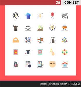 Stock Vector Icon Pack of 25 Line Signs and Symbols for iot, camera, brake, hook, construction Editable Vector Design Elements