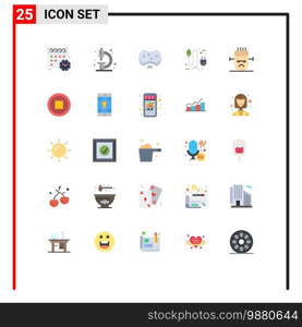 Stock Vector Icon Pack of 25 Line Signs and Symbols for plug, eco, care, concept, soap Editable Vector Design Elements