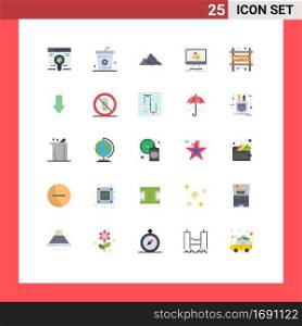 Stock Vector Icon Pack of 25 Line Signs and Symbols for sketch, dimensional, meal, cube, nature Editable Vector Design Elements