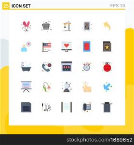 Stock Vector Icon Pack of 25 Line Signs and Symbols for up, arrow, construction, garden, lock Editable Vector Design Elements