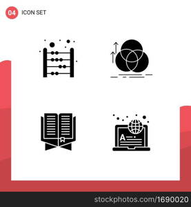 Stock Vector Icon Pack of Line Signs and Symbols for abacus, quran, mathematics, alignment, islam Editable Vector Design Elements