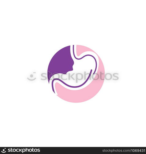 stomach care icon designs concept vector illustration