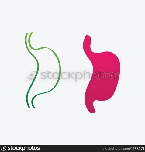 stomach care icon designs concept vector illustration