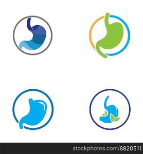 stomach care icon designs concept vector illustration