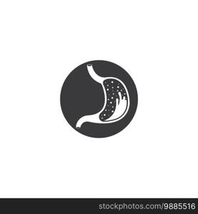 stomach care icon designs concept vector illustration