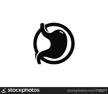 stomach care icon designs concept vector illustration design