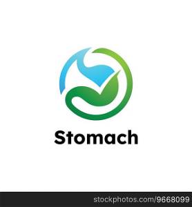 Stomach Care Logo Vector Design Template, Creative stomach Symbol 