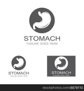 stomach health and stomach care logo design