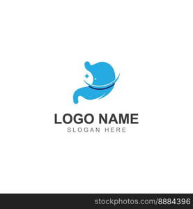 stomach health and stomach care logo design