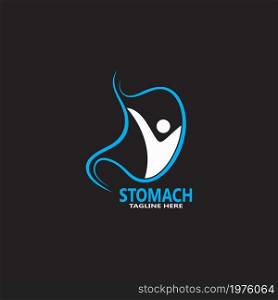 Stomach icon and symbol vector illustration