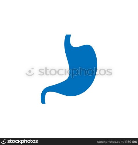 Stomach icon design template vector isolated illustration. Stomach icon design template vector isolated