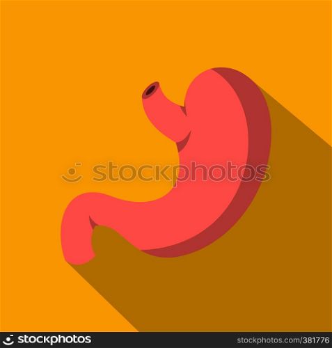 Stomach icon. Flat illustration of stomach vector icon for web. Stomach icon, flat style