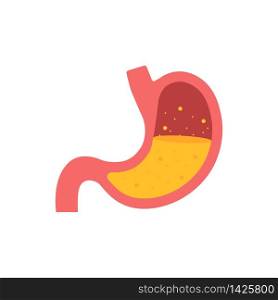 Stomach icon. Human internal organs symbol. Vector stock illustration. Stomach icon. Human internal organs symbol. Vector stock illustration.