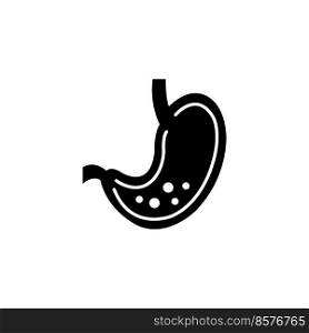 stomach icon logo vector design template