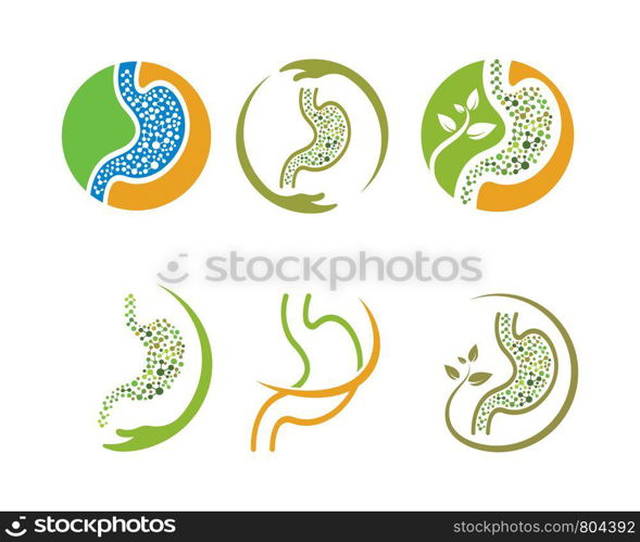 stomach icon vector illustration design template