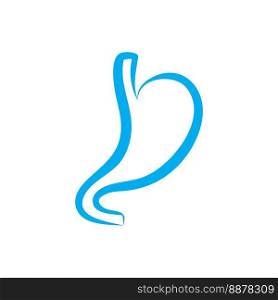 Stomach logo icon illustration vector flat and symbol design