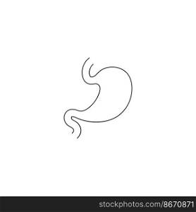 stomach logo vektor illustration design