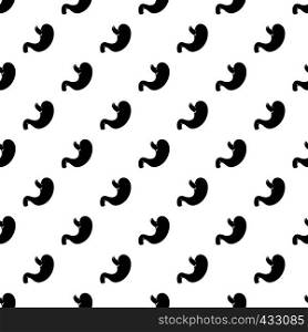 Stomach pattern seamless in simple style vector illustration. Stomach pattern vector