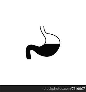 Stomach vector icon. Stomach black icon. Stomach isolated on white background. Eps10. Stomach vector icon. Stomach black icon. Stomach isolated on white background