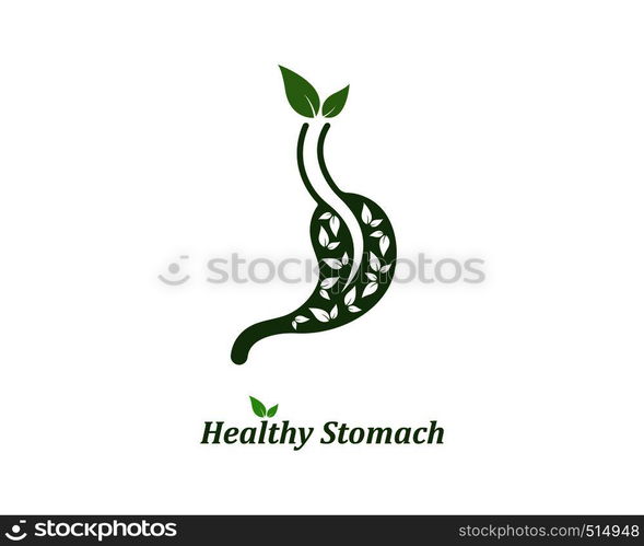 stomach vector illustration design template